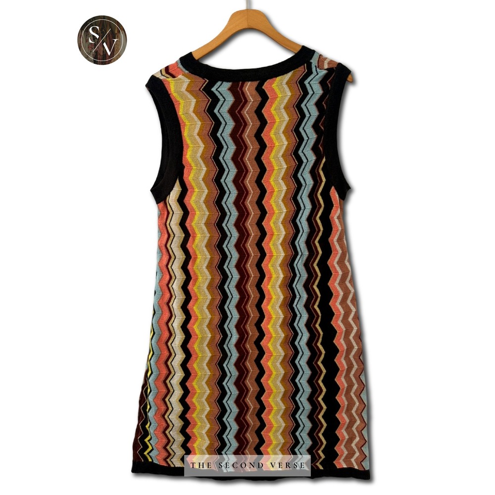 Missoni for Target Zigzag Dress Knit Sleeveless Shift Dress Size XL
